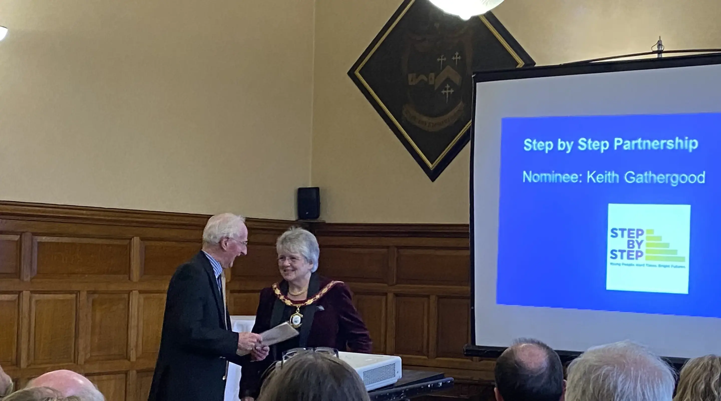 Chair of Board Receives Volunteering Award