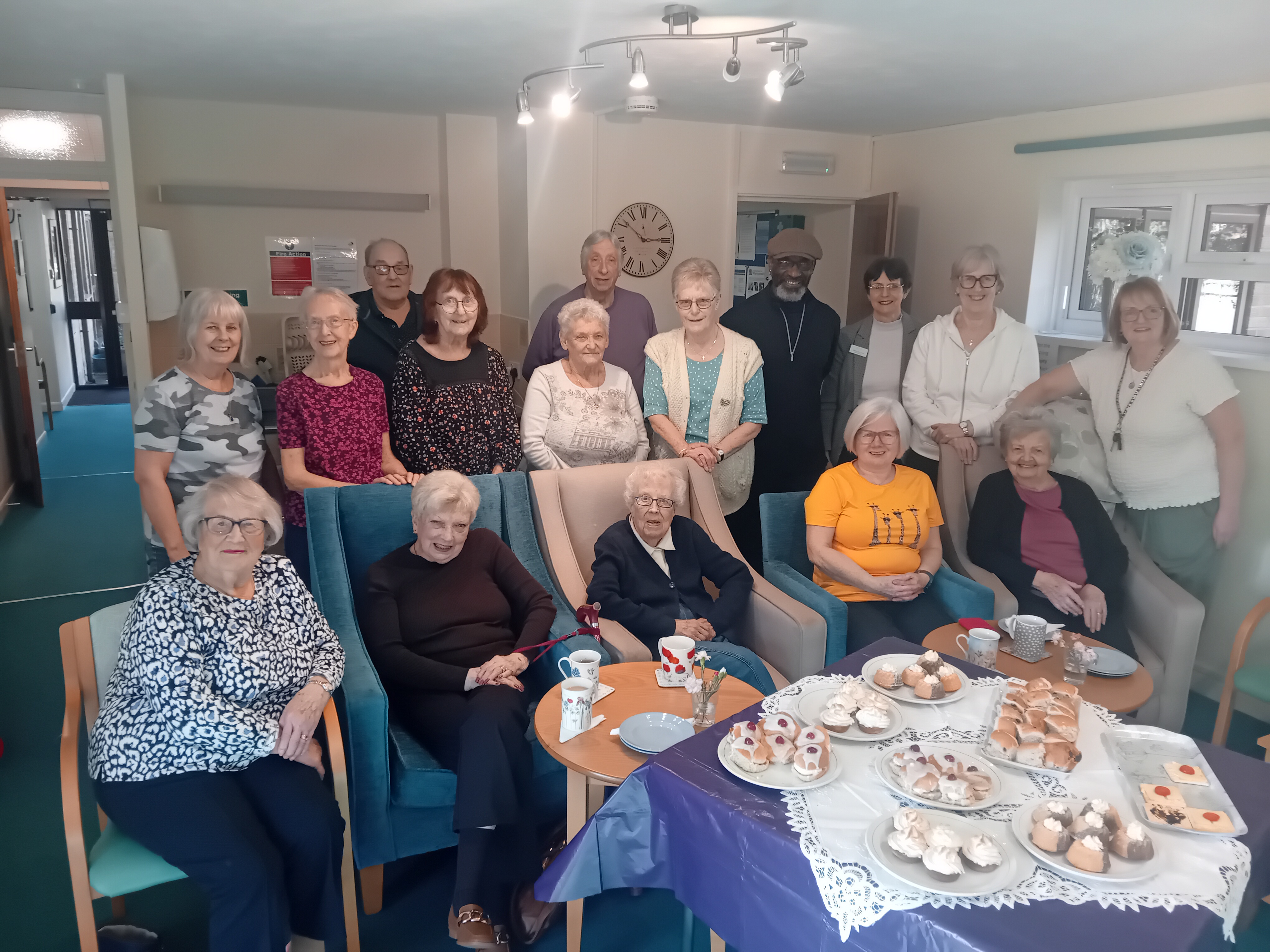Residents at Eggars Hill retirement home