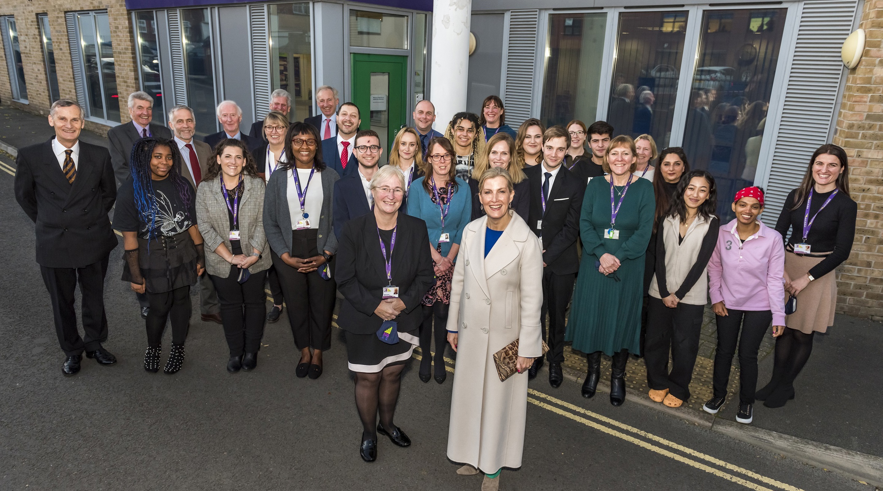 HRH The Countess of Wessex Visits Aldershot Foyer