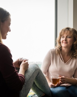 Supported Lodgings Chatting Coffee