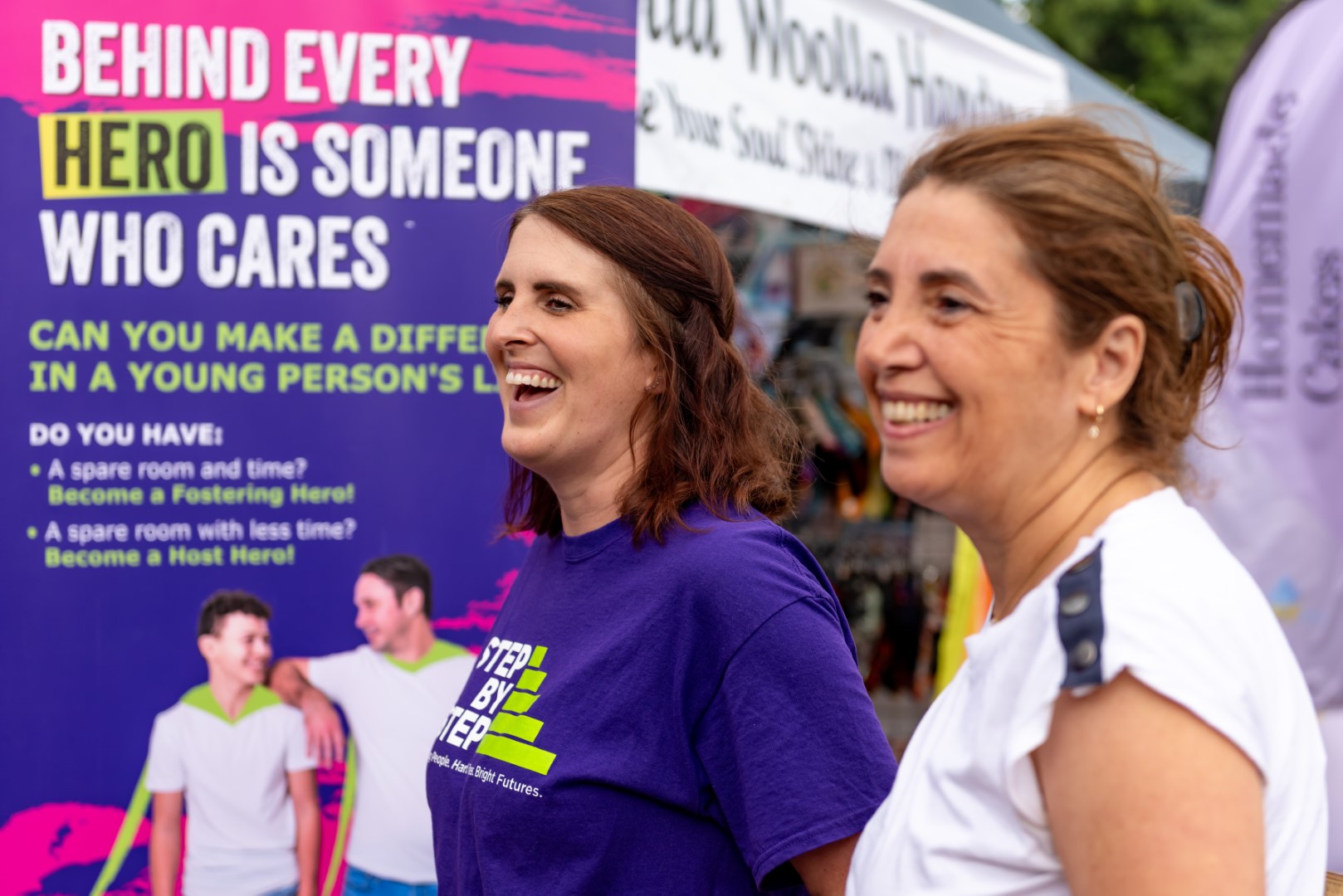 Staff And Volunteer At Event