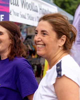 Staff And Volunteer At Event