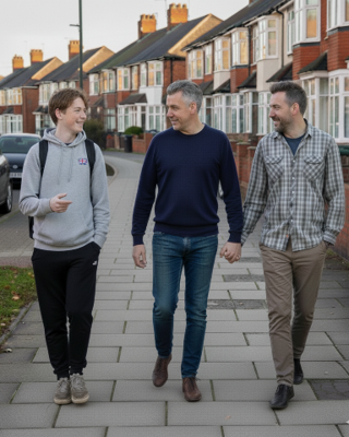 Foster Care Supportive Family Walking Together.Jpg