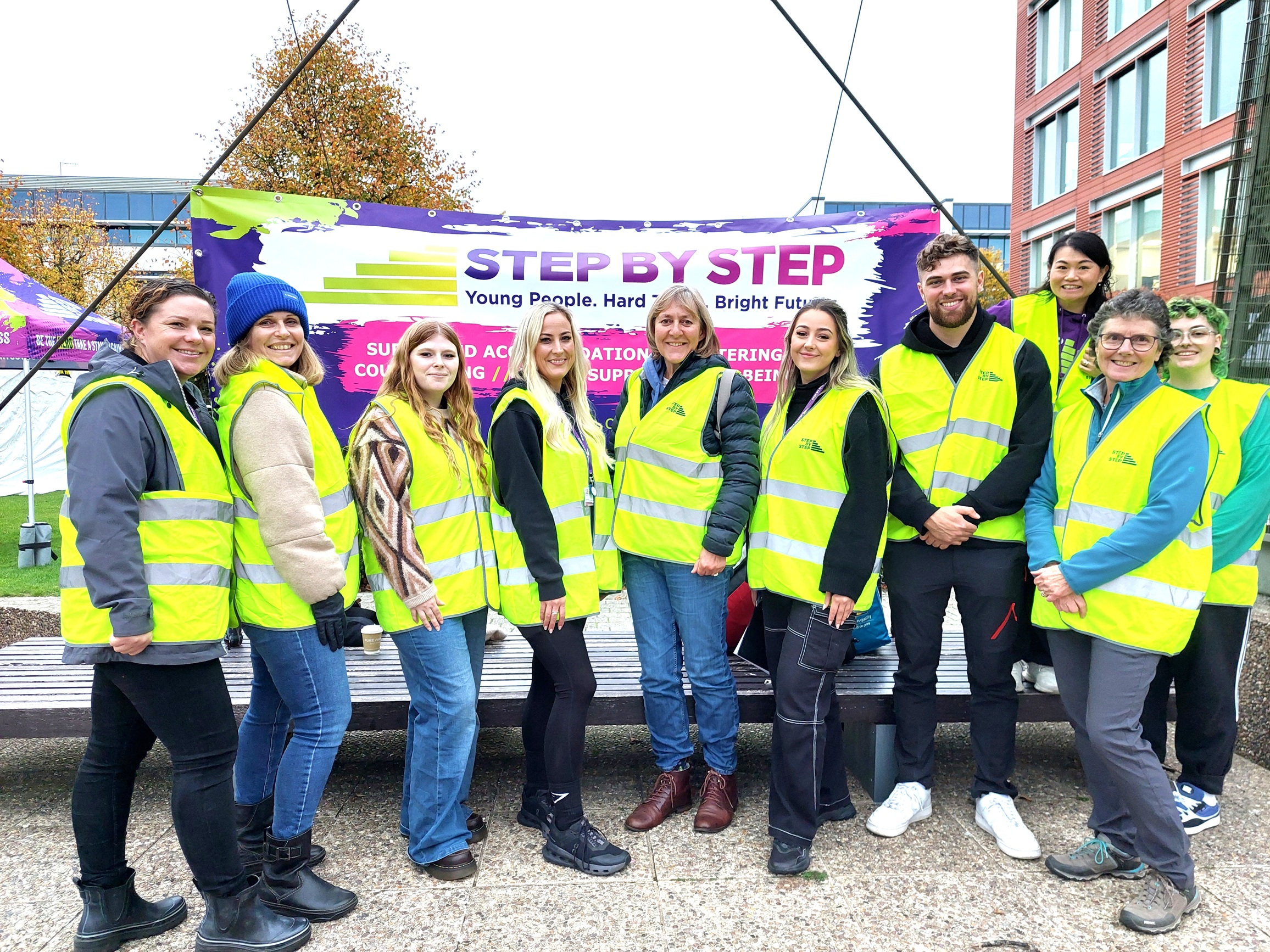 SBS Team At Sleep Out 2025