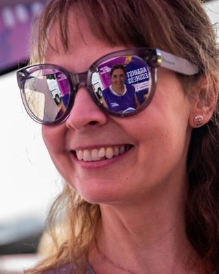 Supporter Event Sunglasses Reflection