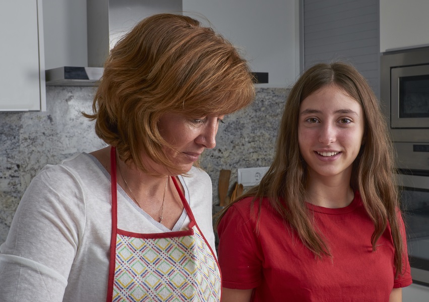 Young person and Supported Lodgings Host Cooking