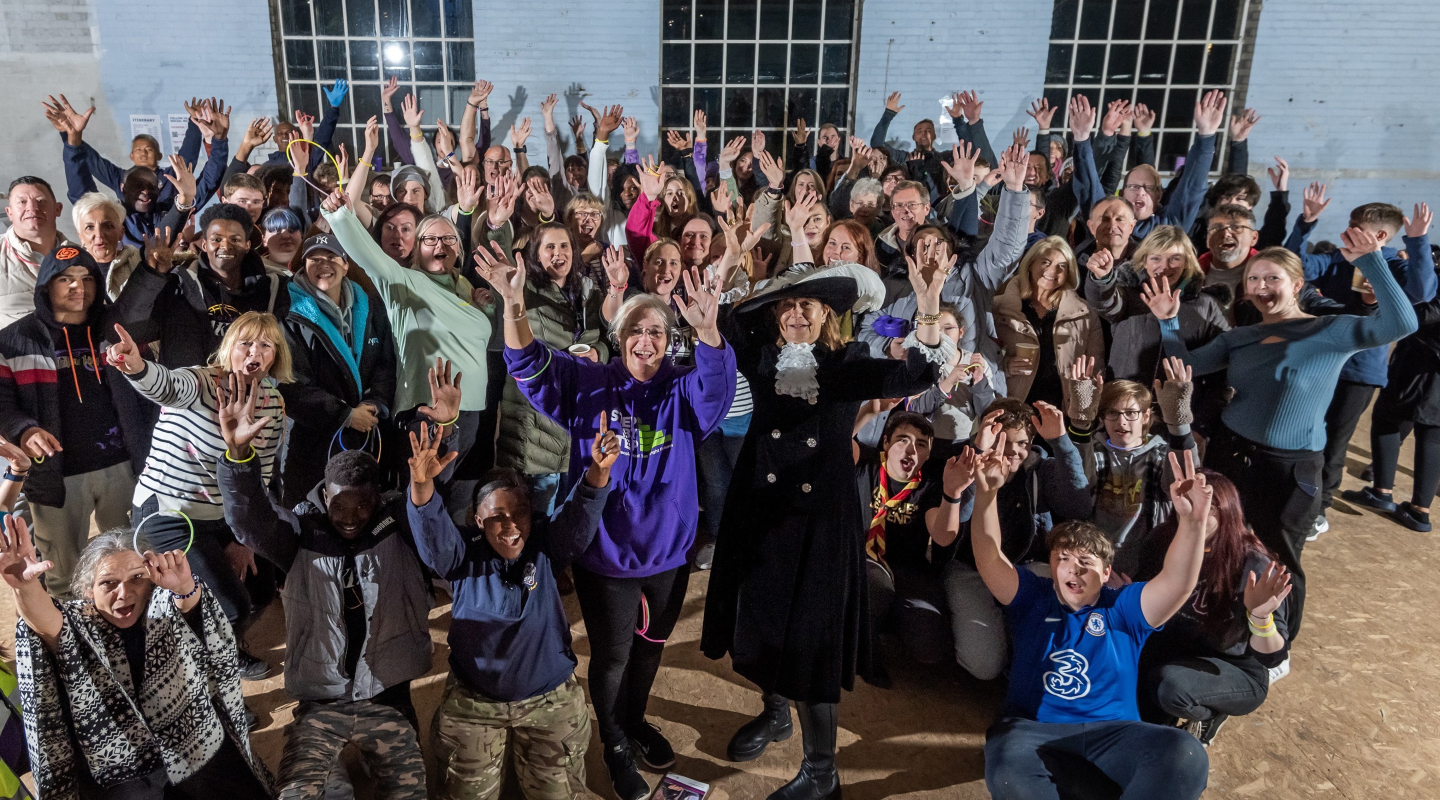 Sleepers Brave the Cold to Raise Essential Funds