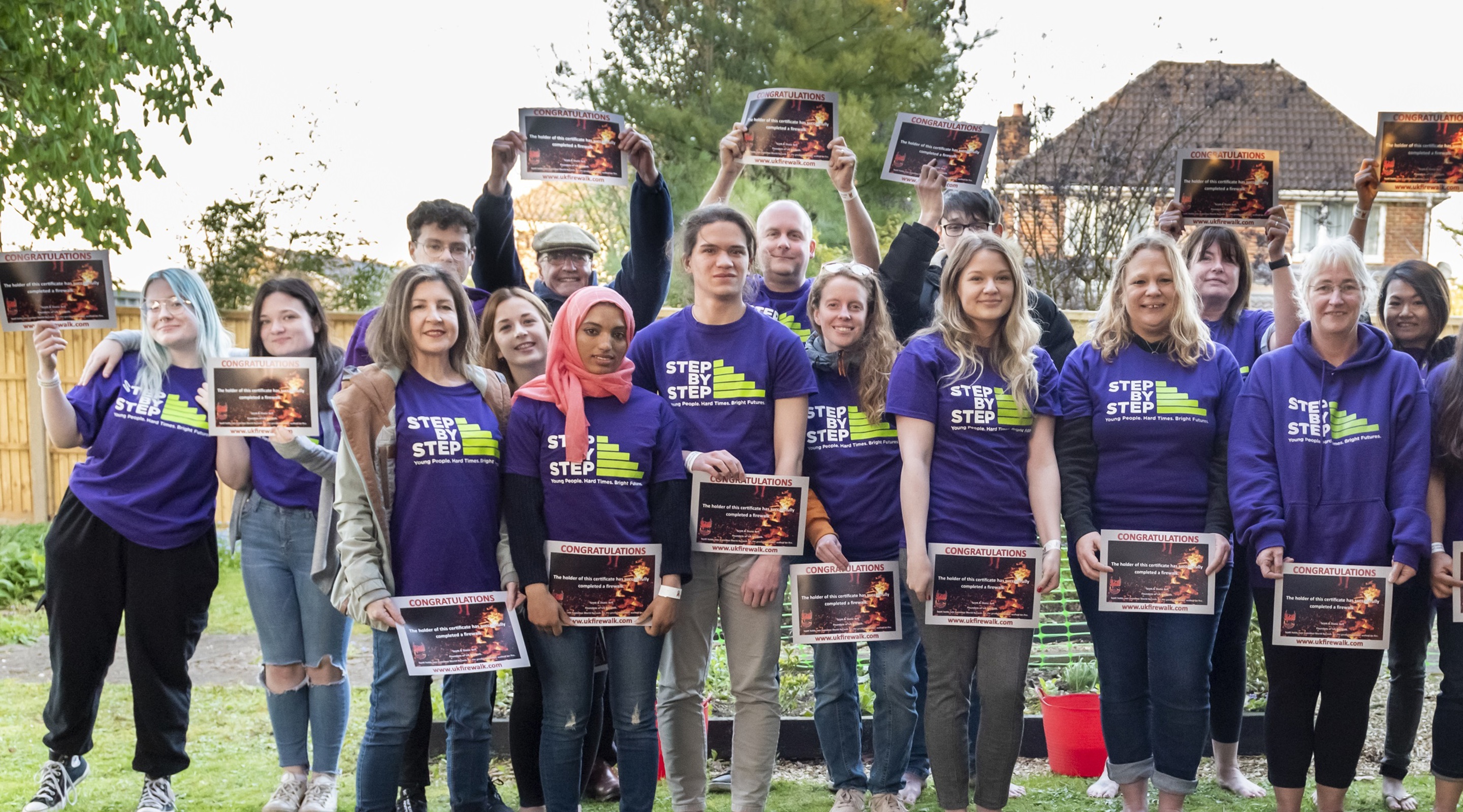 Fire Walk Raises Temperatures and Funds