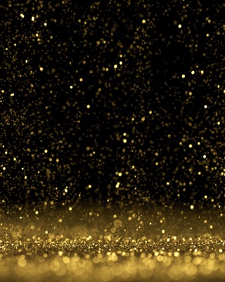 Close Up Golden Glitter